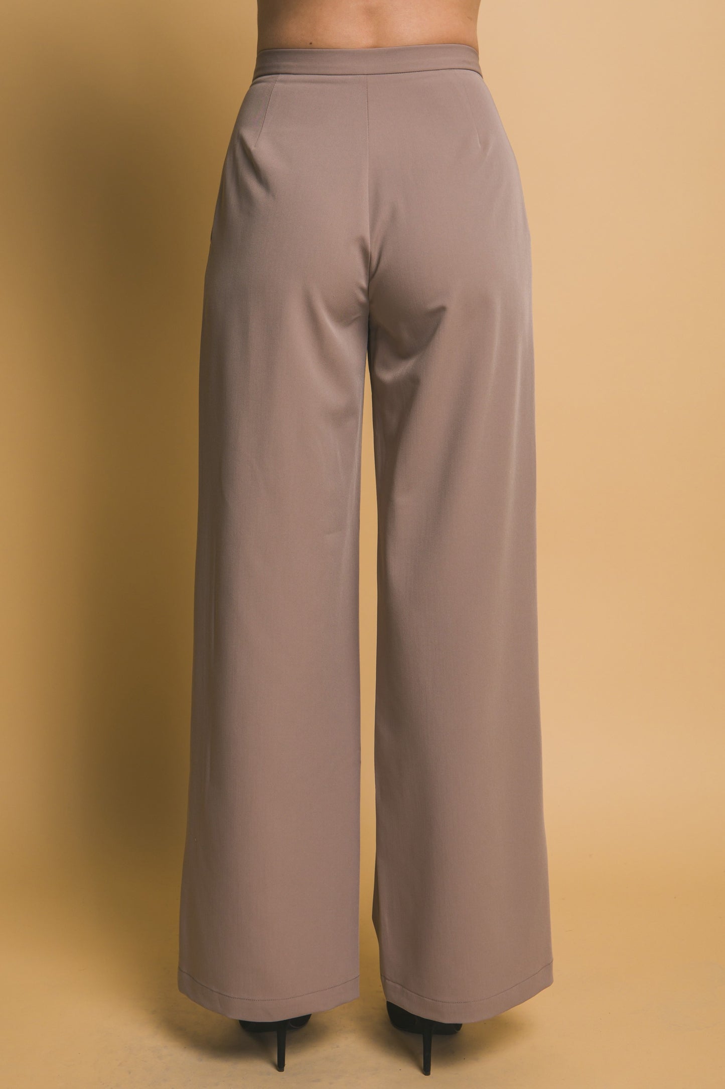 Pantalón de vestir palazo con pinzas