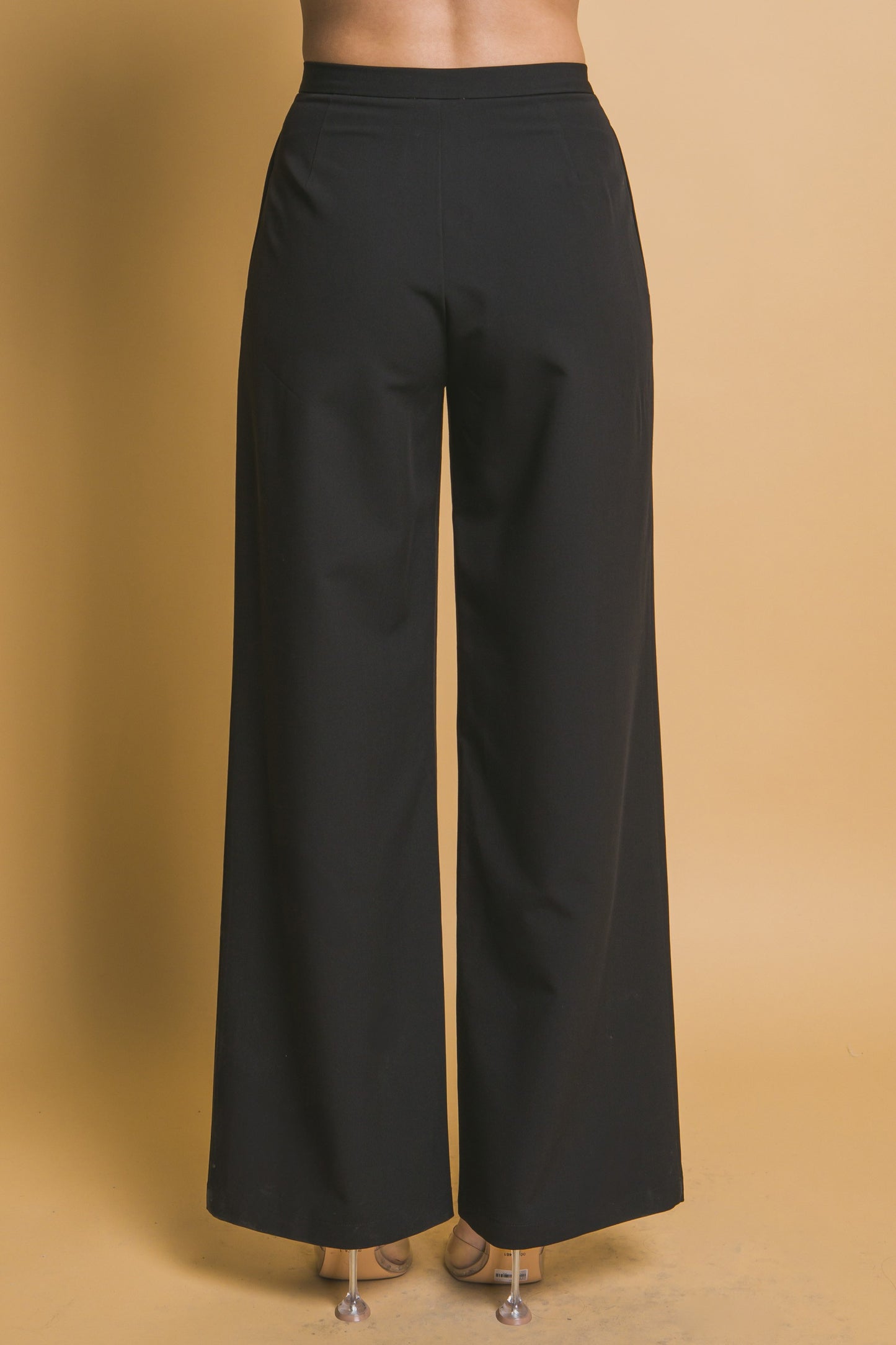 Pantalón de vestir palazo con pinzas