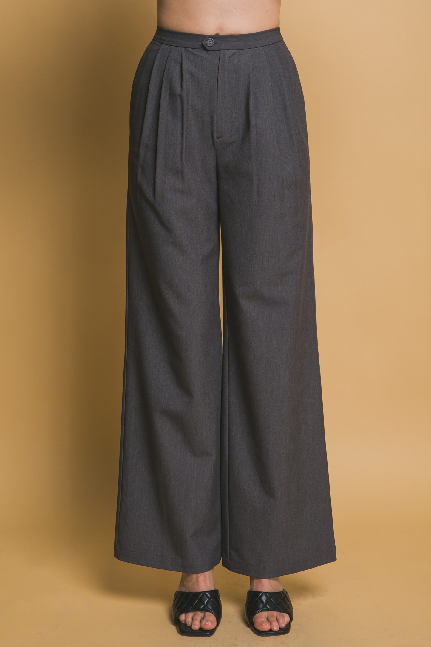 Pantalón de vestir palazo con pinzas