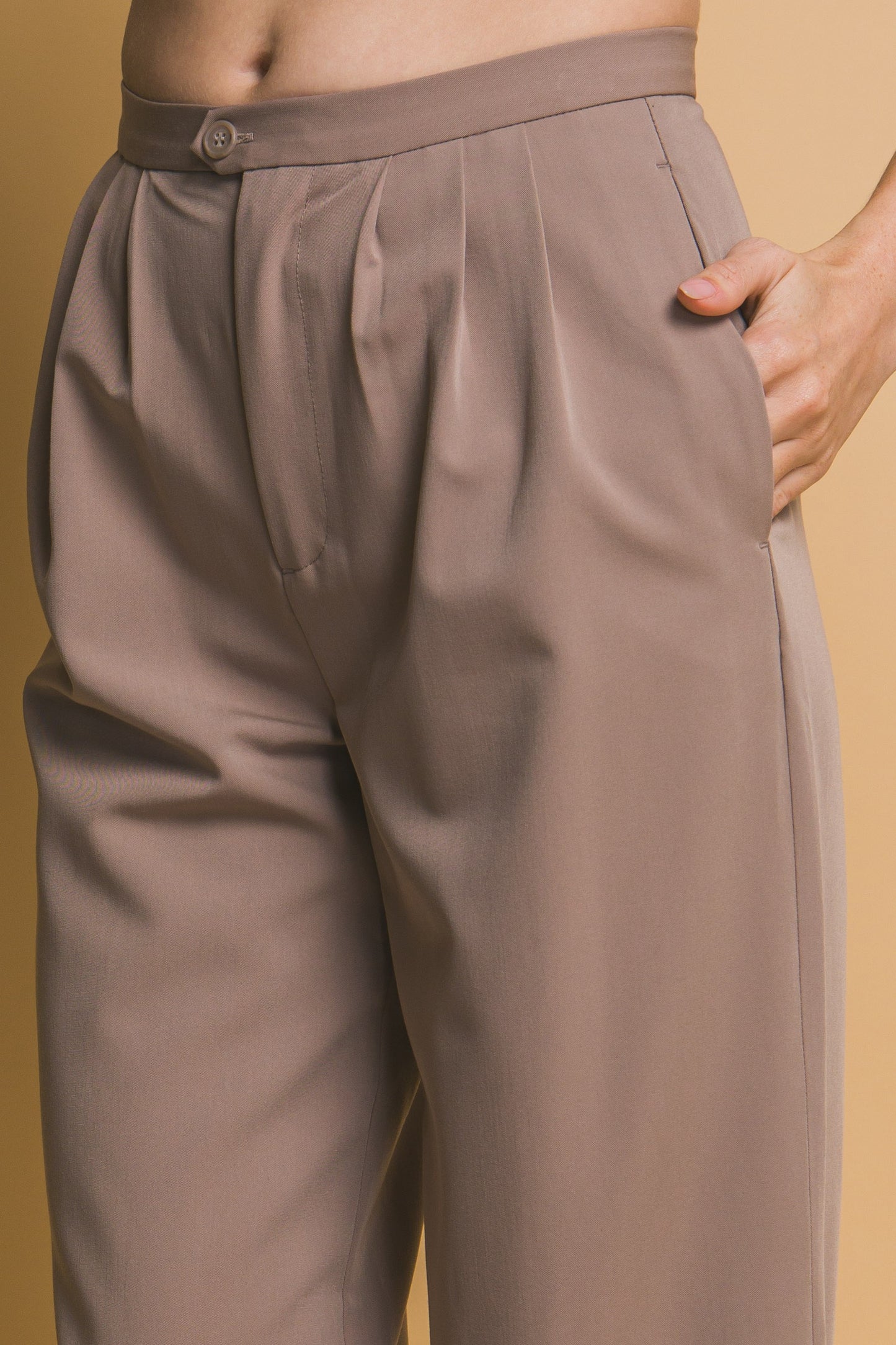 Pantalón de vestir palazo con pinzas