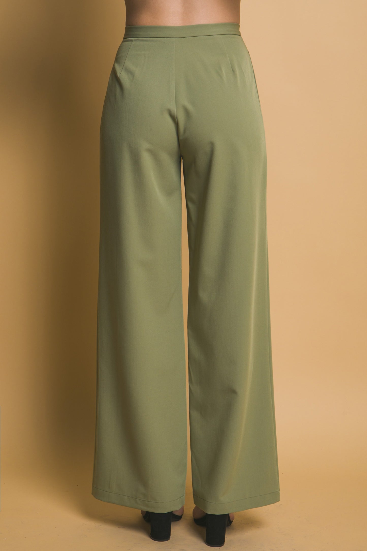 Pantalón de vestir palazo con pinzas