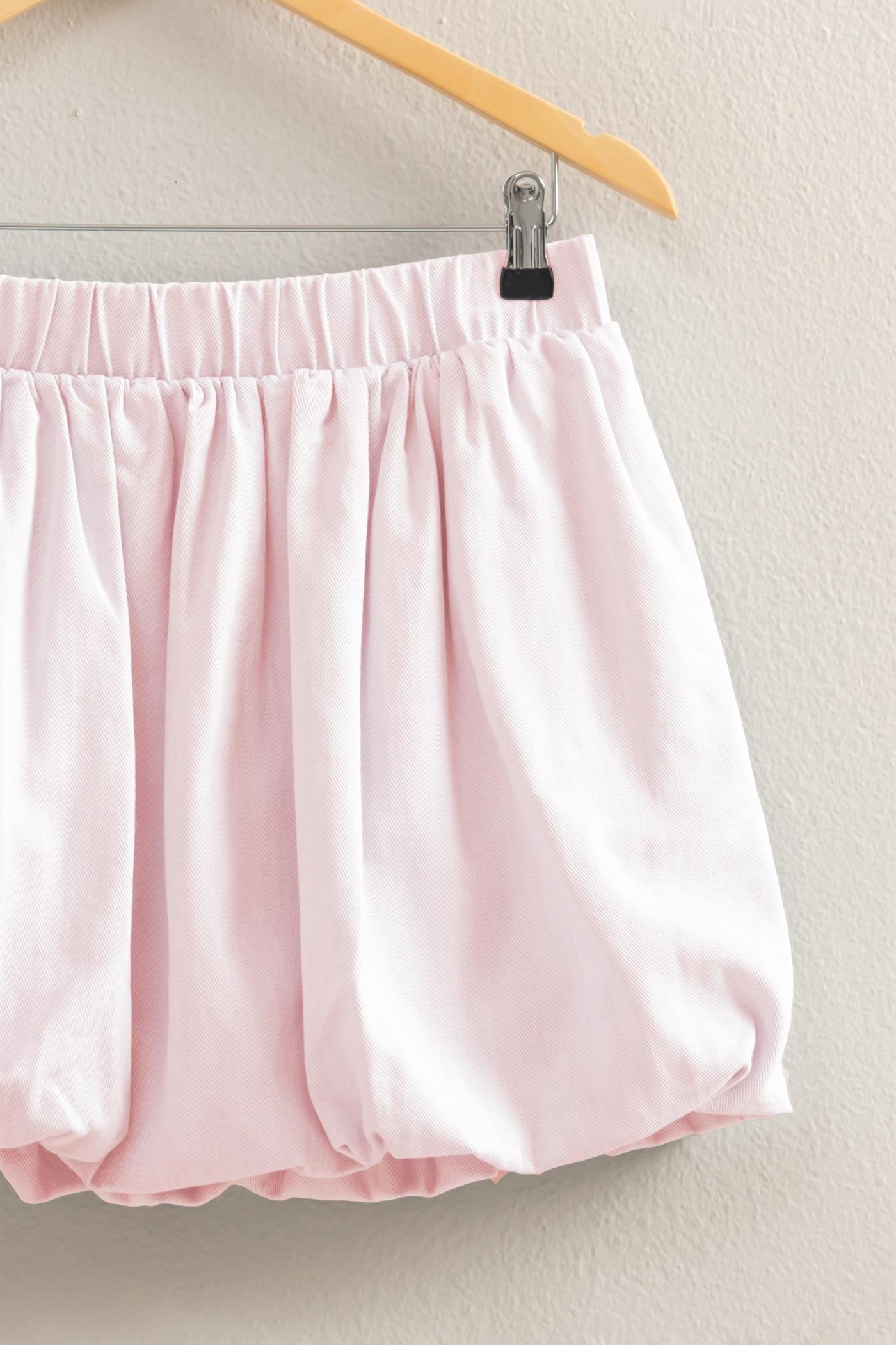 Falda Corta Globito con Cintura Elástica