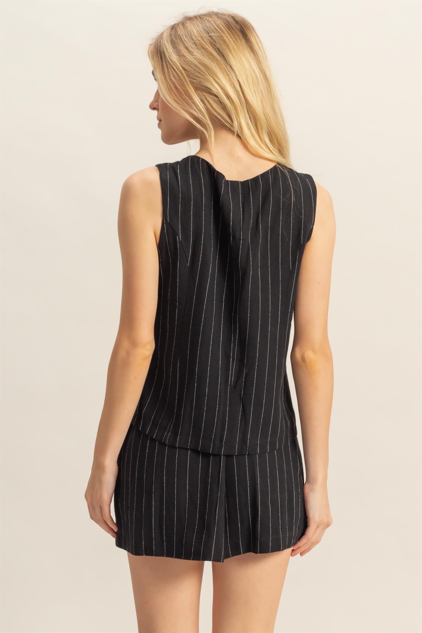 Set de Blusa y Short con Detalles de Lazos