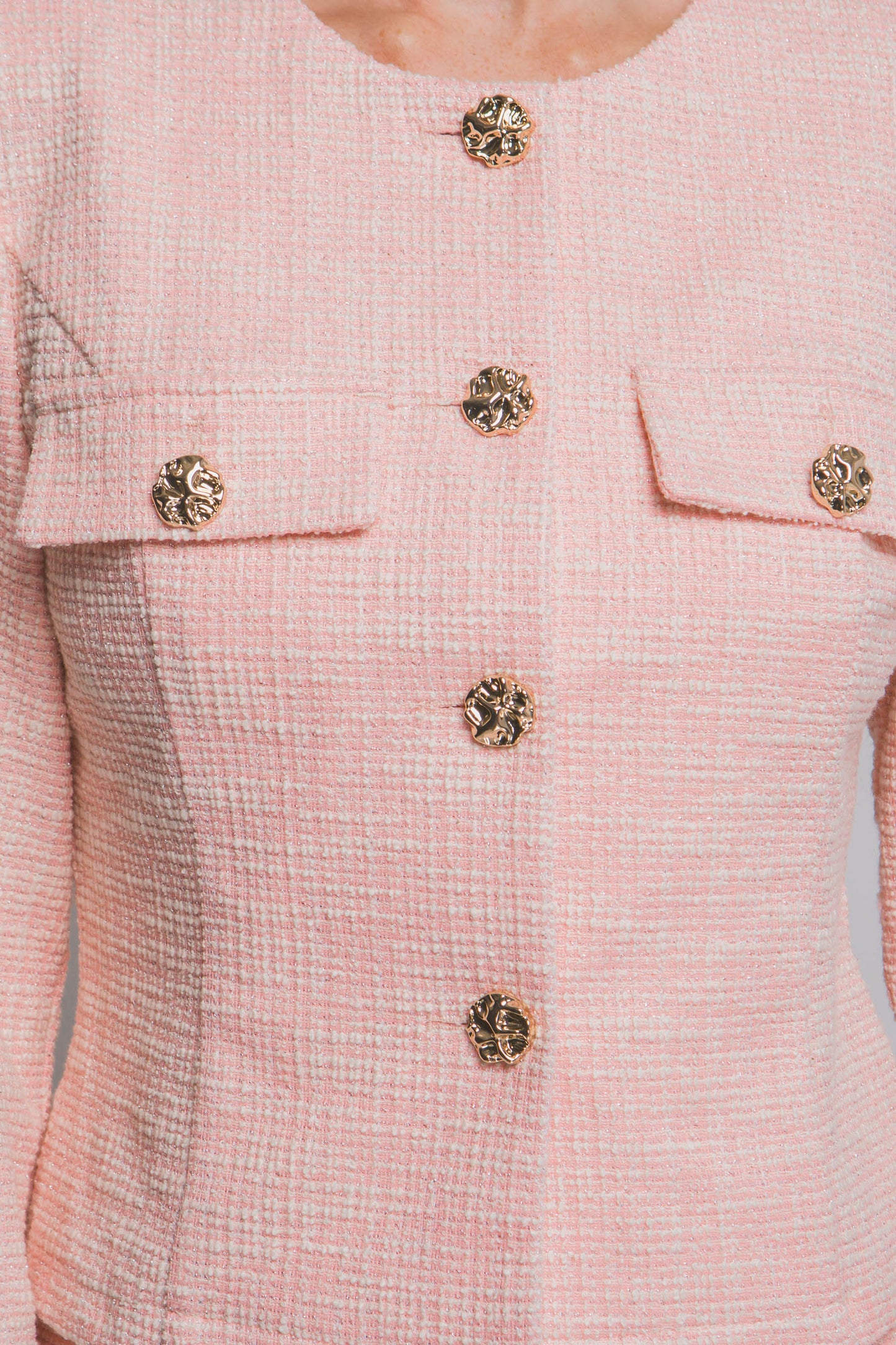 Blazer con botones dorados