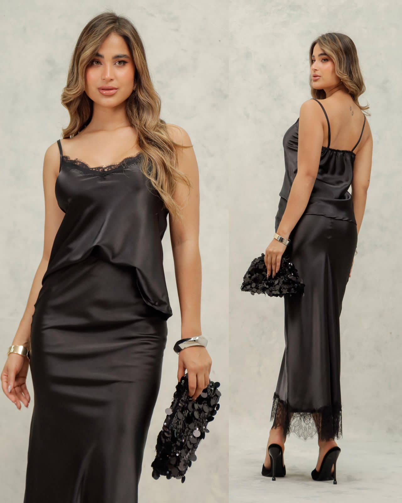 Blusa de tirantes con encaje