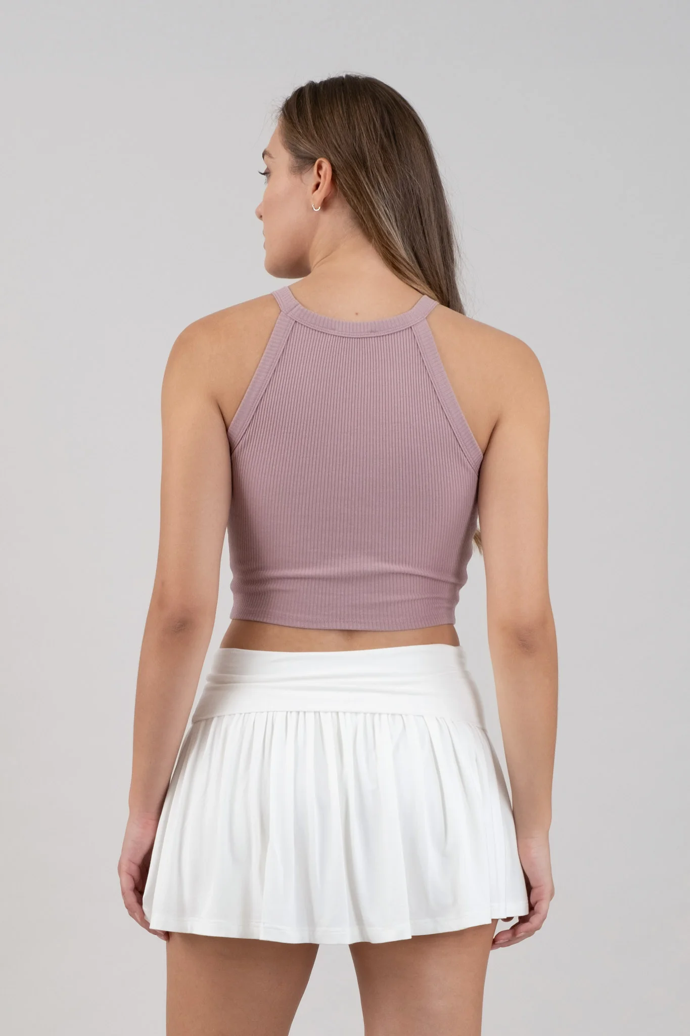 Top de Tirantes Cortos Ajustado de Canalé