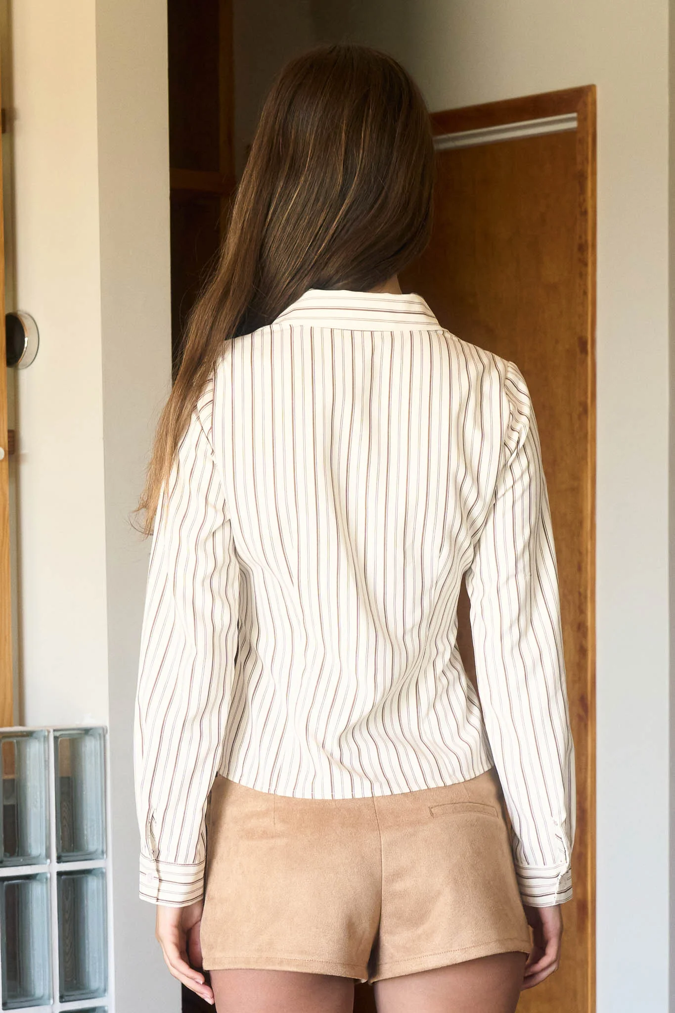 Camisa manga larga con nudos