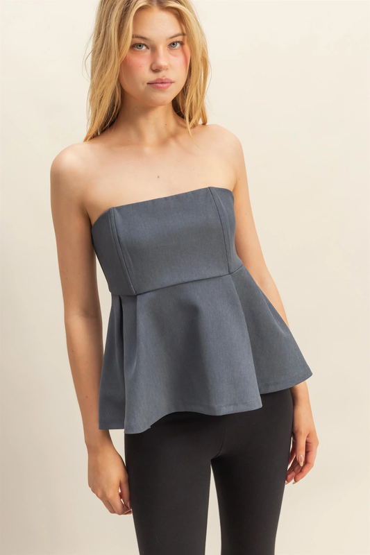 Top peplum elegante
