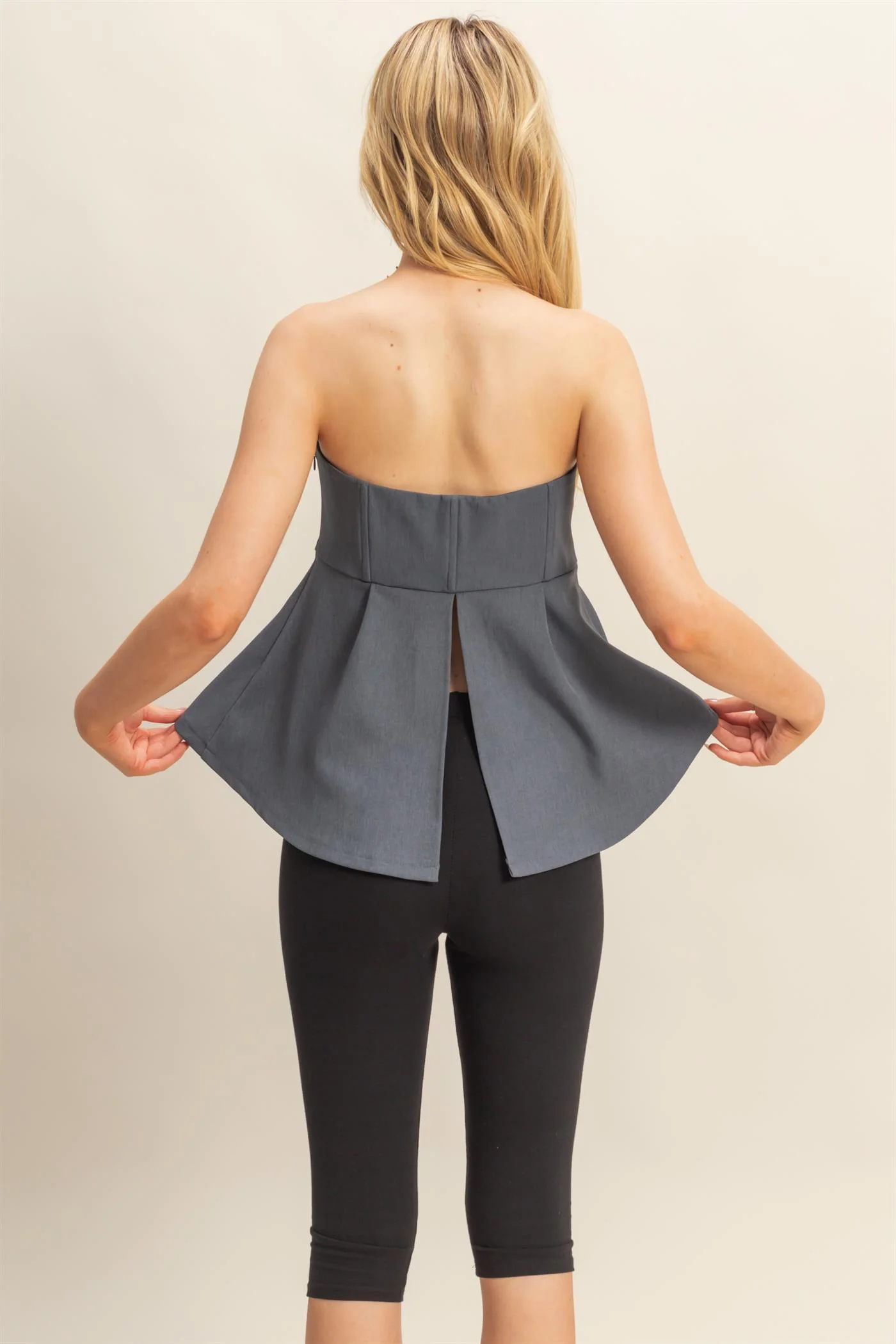 Top peplum elegante