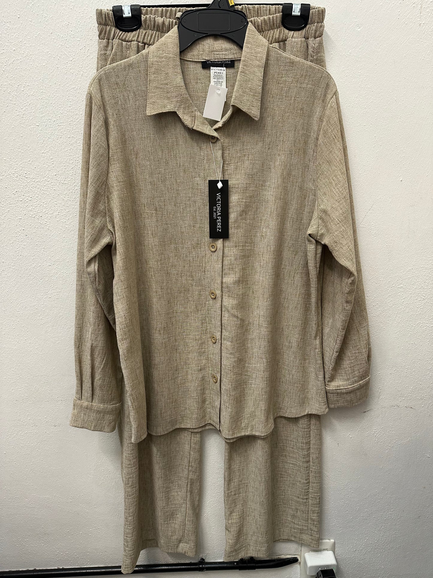 Set de camisa y pantalon de lino