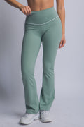 Legging Deportivo Corte Flare con Pretina V