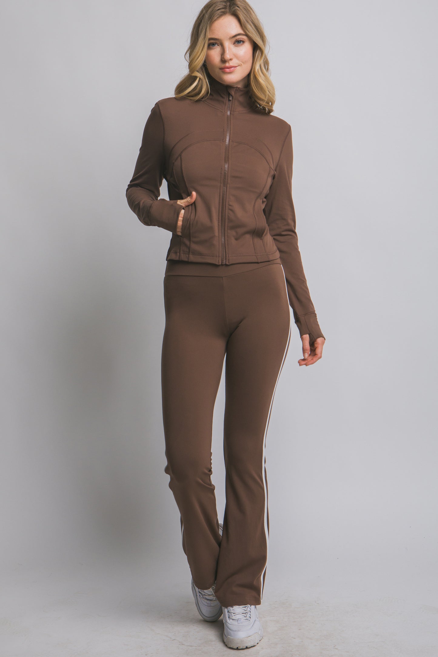 Chamarra Deportiva Sculpt Fit de Cierre Frontal