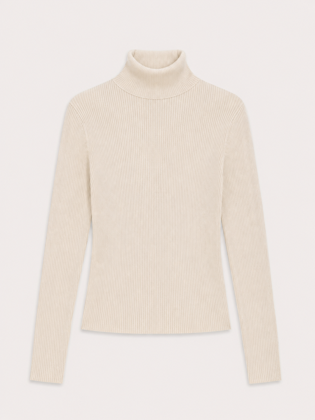 BLUSA CUELLO ALTO TEJIDO RIB