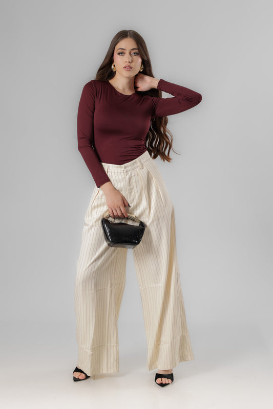 Pantalón de Rayas Elegante para Mujer