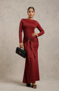 Vestido largo y lazo ajustable