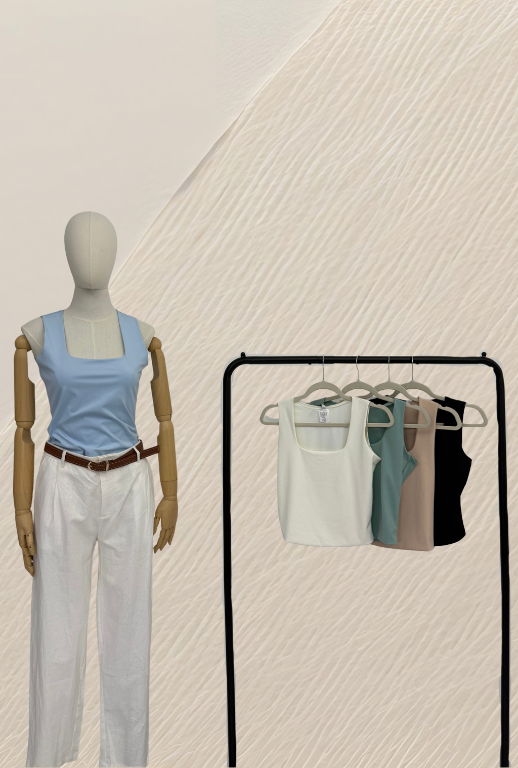 Blusa básica sin mangas