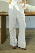 Pantalón palazzo tiro alto estilo formal