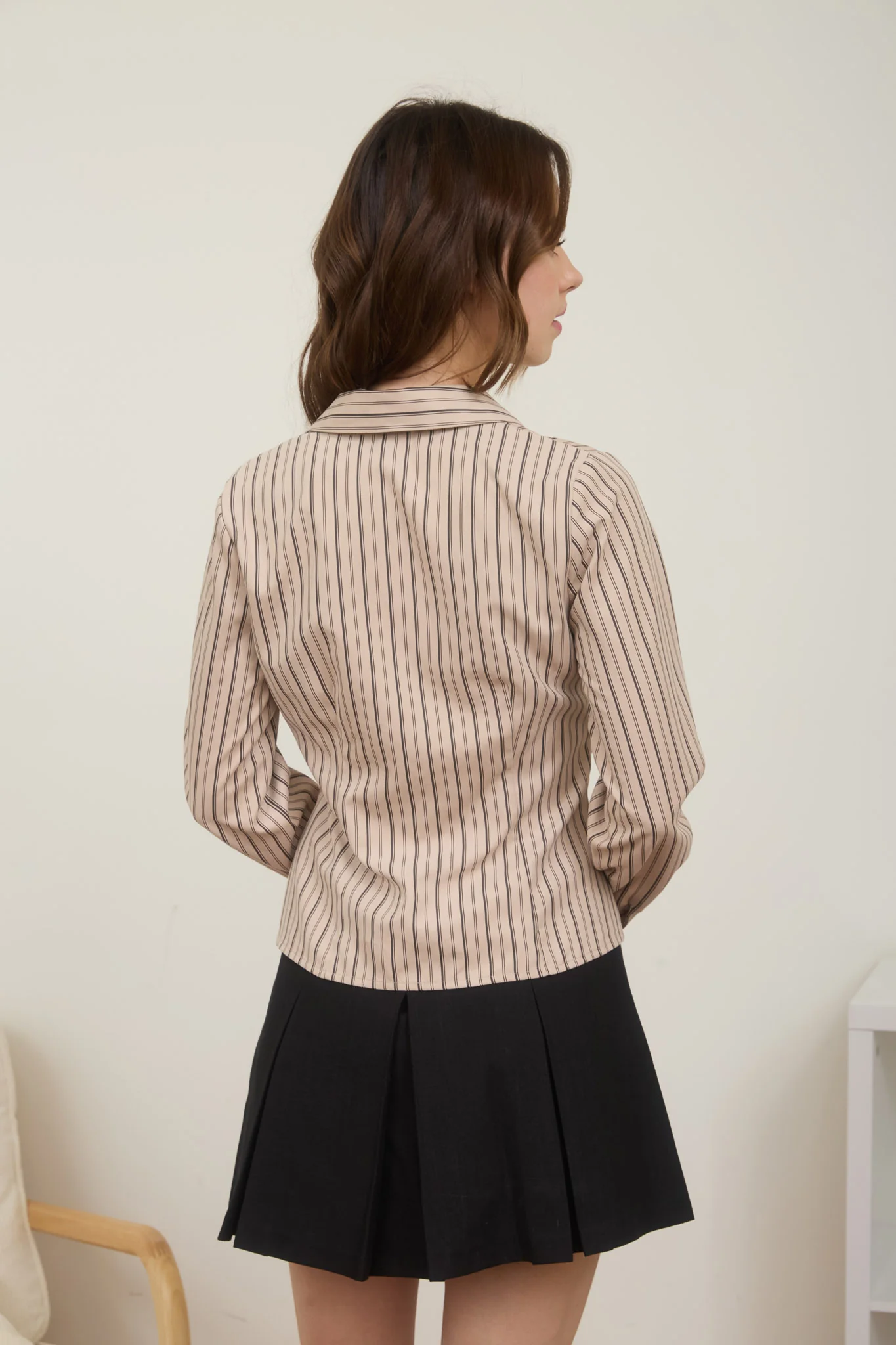 Camisa manga larga con nudos