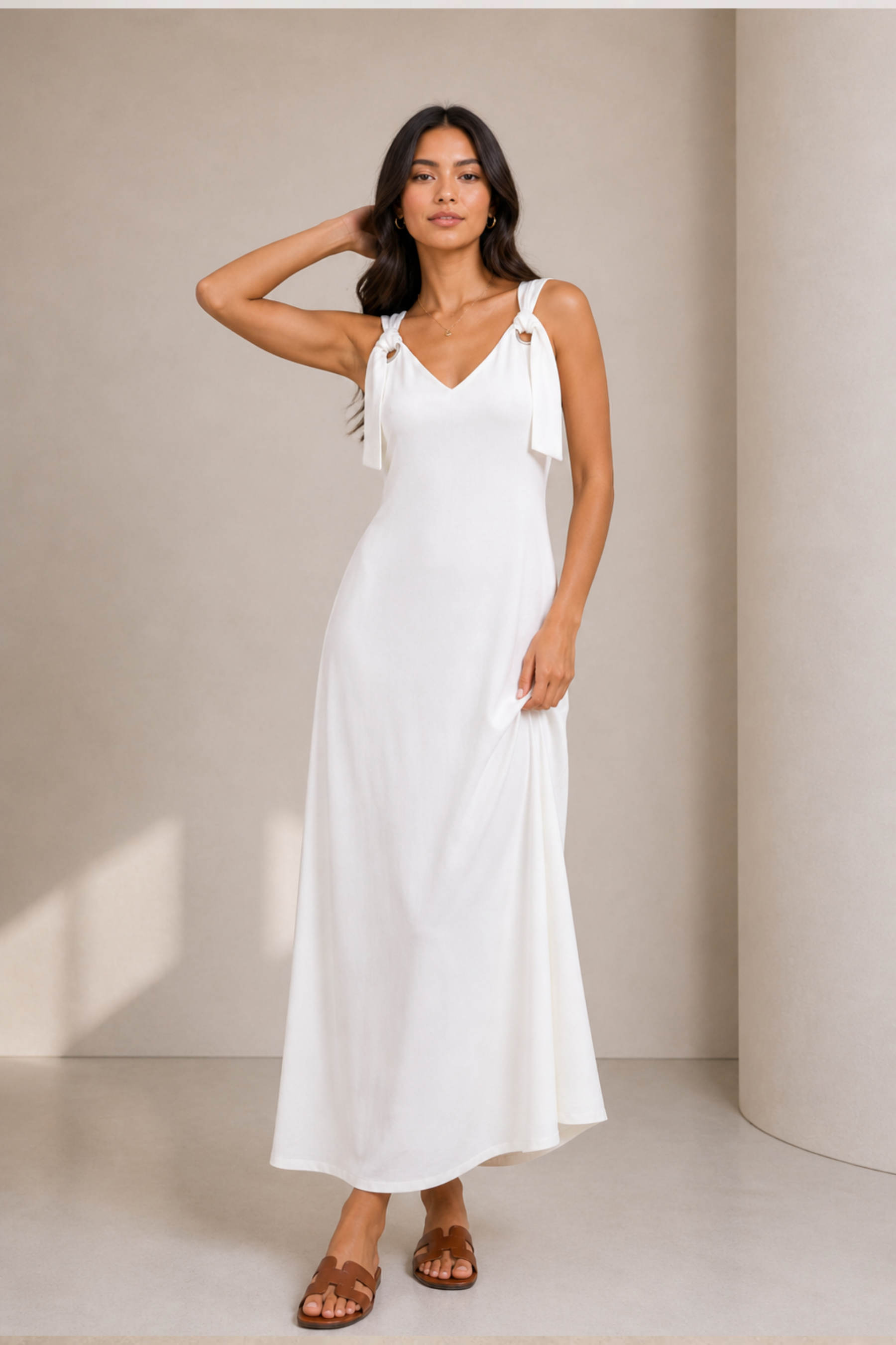 Vestido escote V