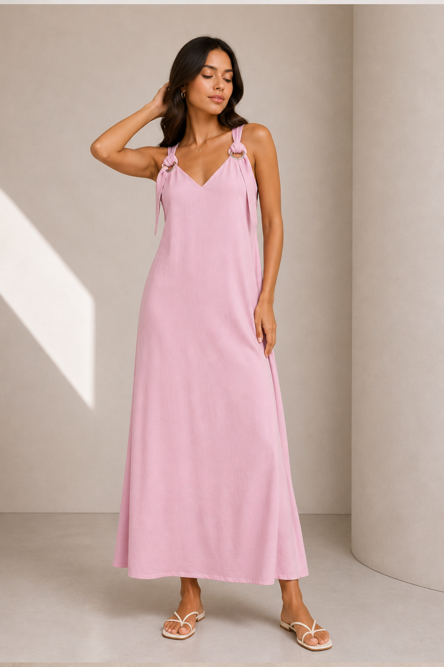 Vestido escote V