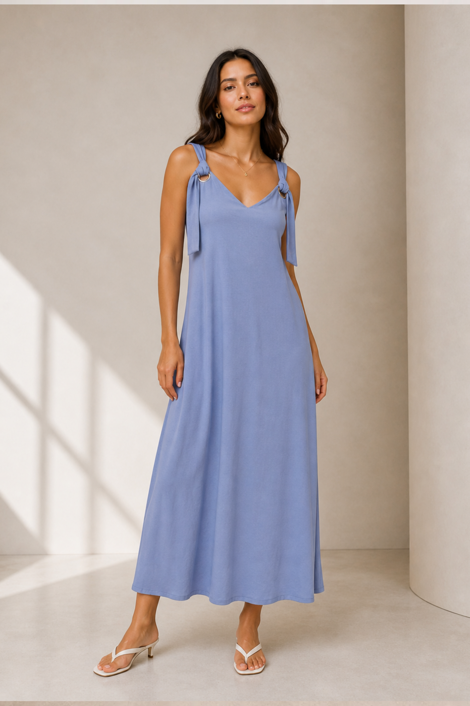 Vestido escote V
