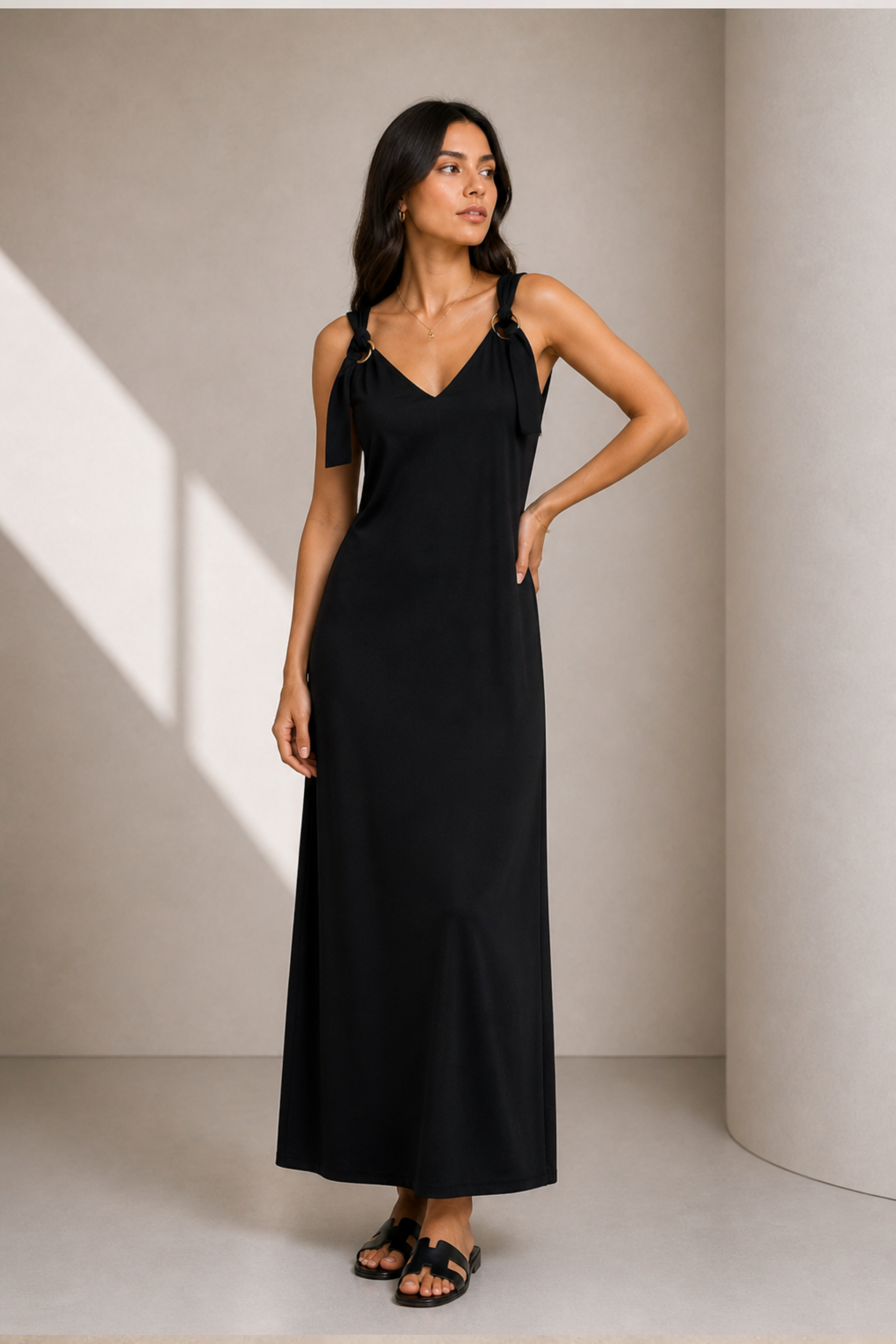 Vestido escote V