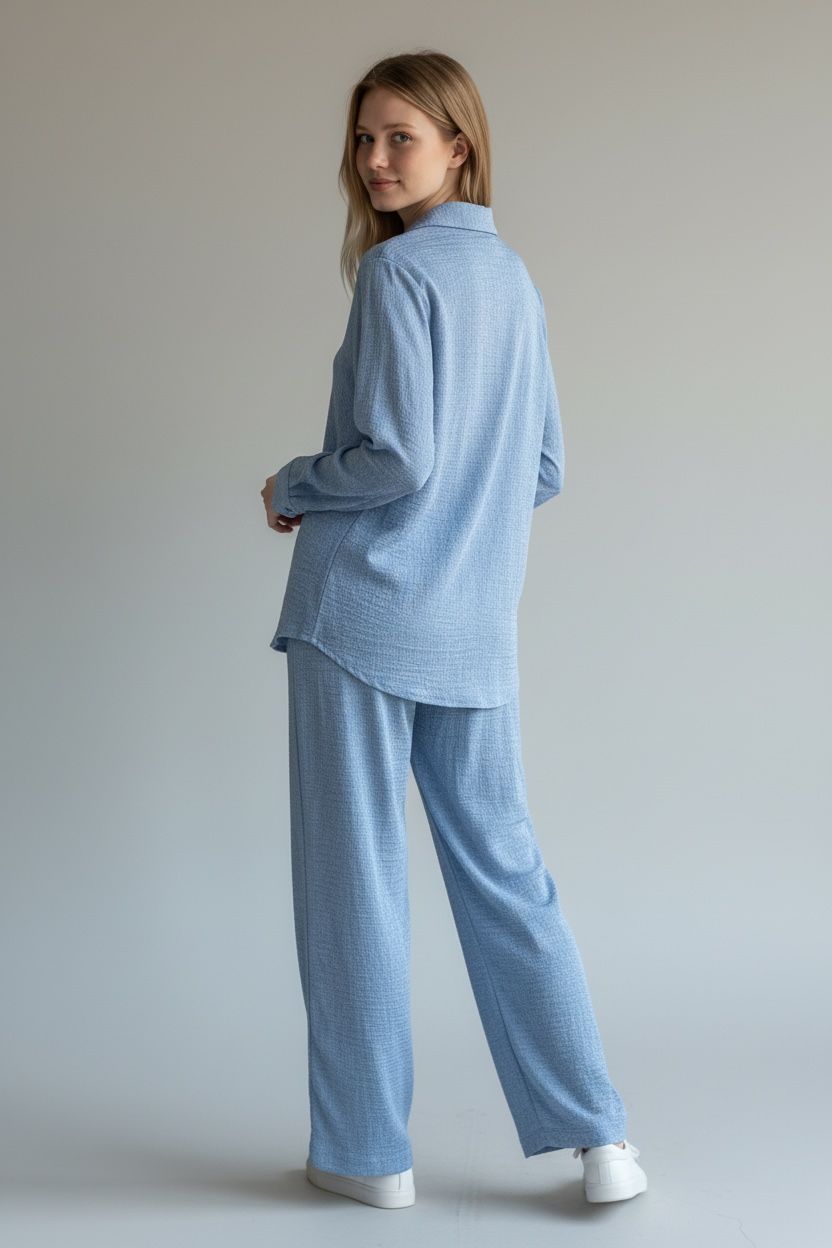 Set de camisa y pantalon de lino