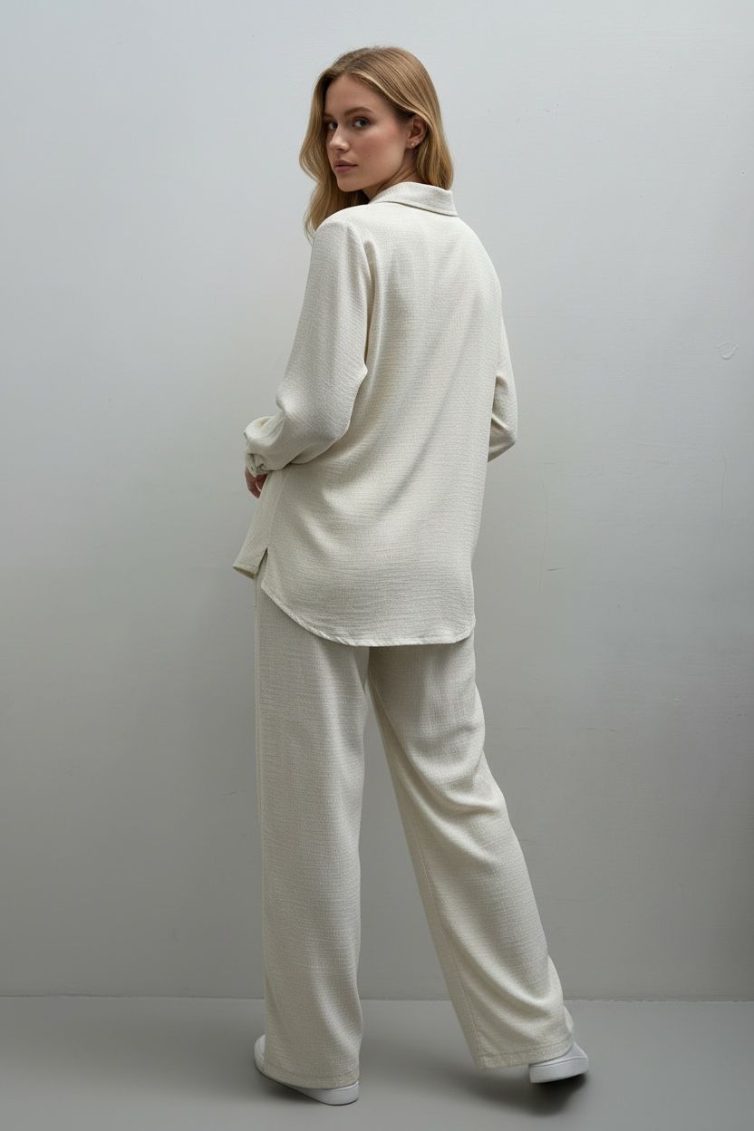 Set de camisa y pantalon de lino