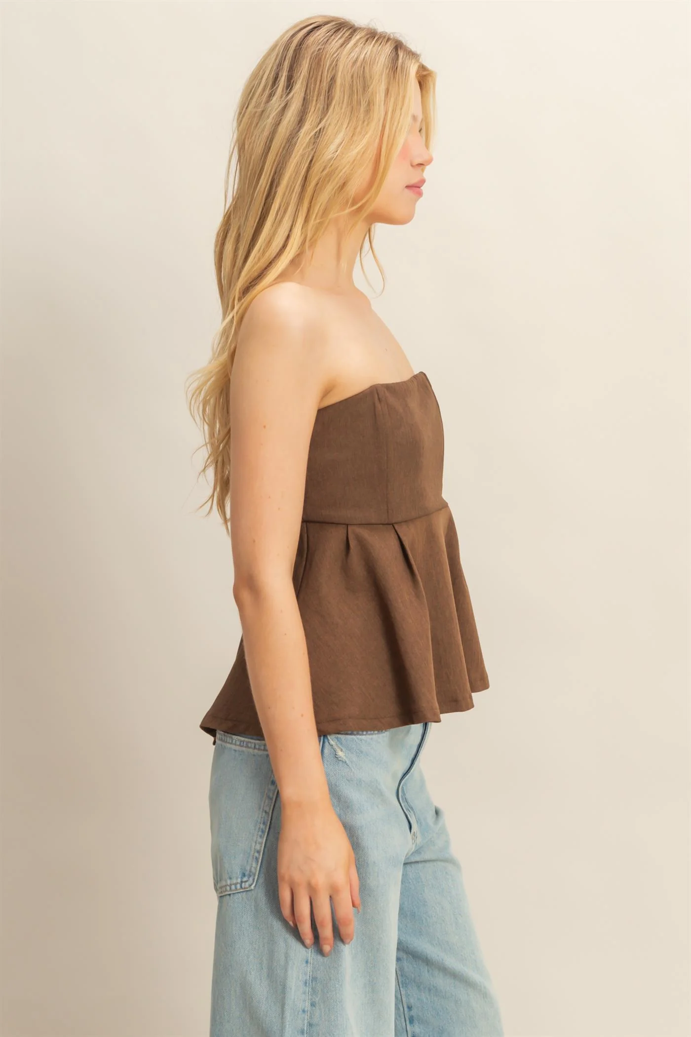 Top peplum elegante