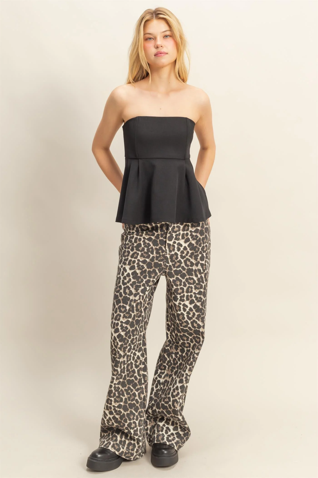 Top peplum elegante