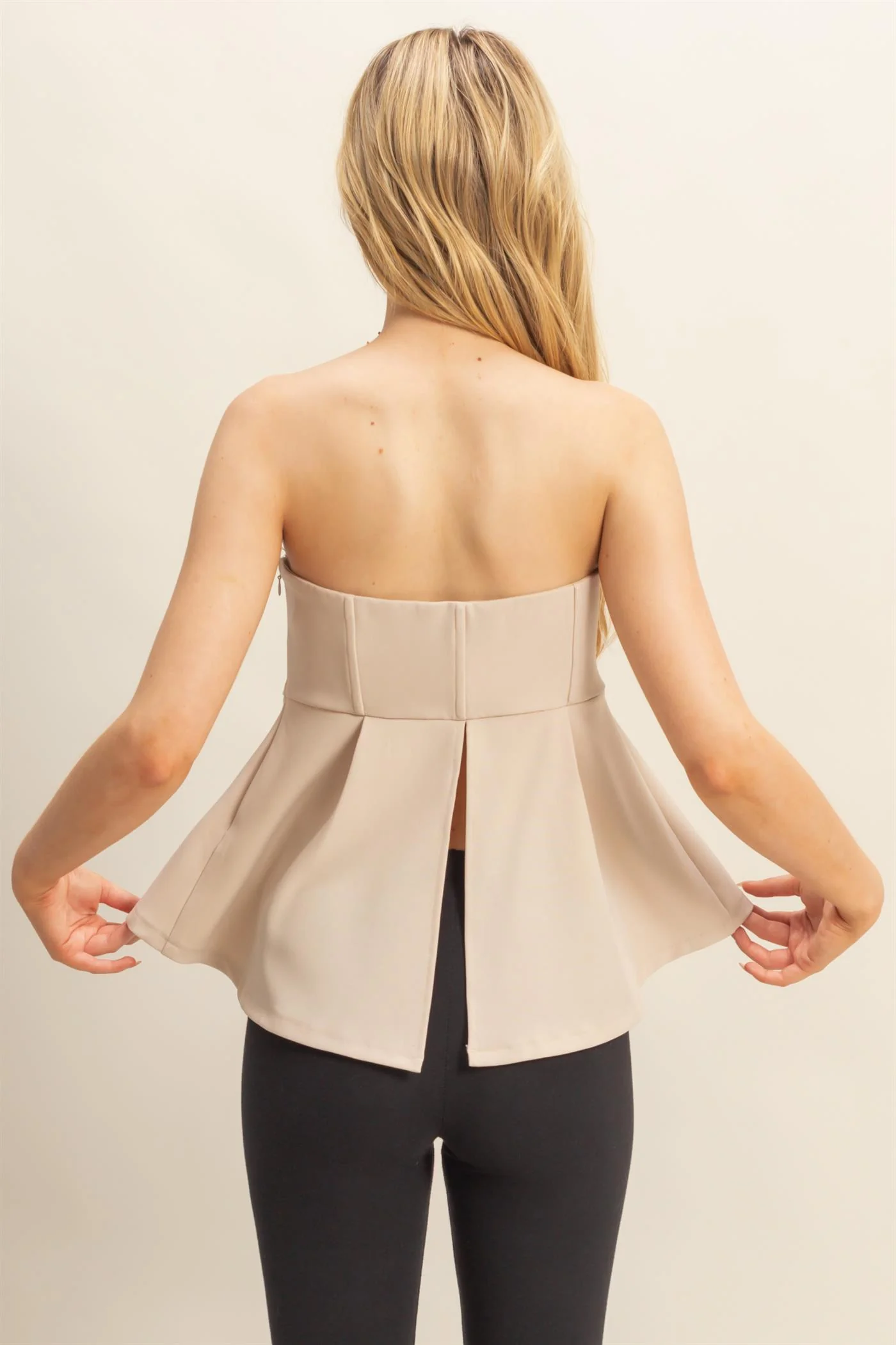 Top peplum elegante