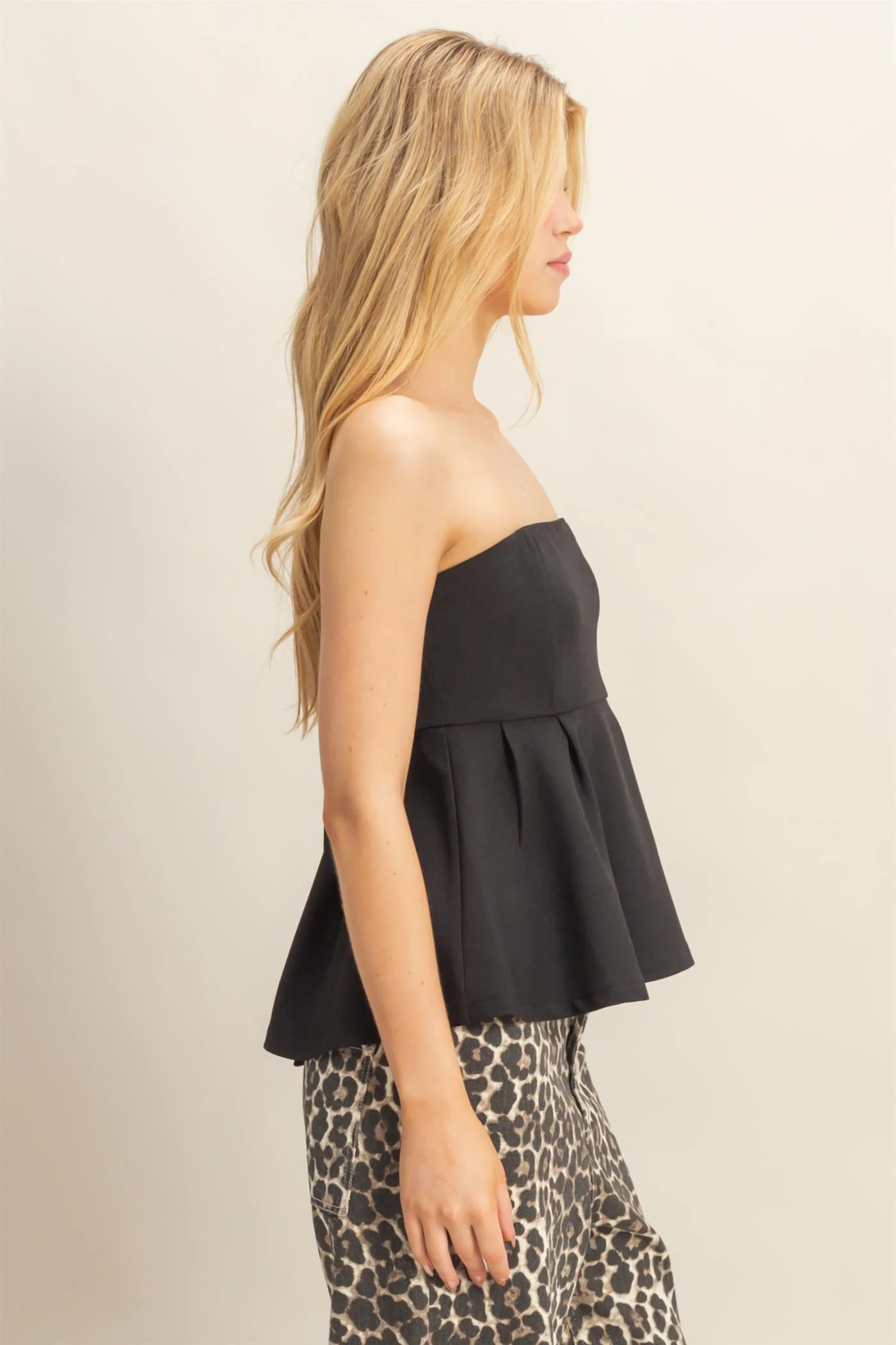 Top peplum elegante